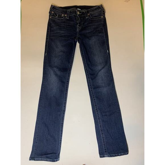 True Religion Woman’s Jeans Slim Straight Pants Cotton And Rayon - Picture 2 of 8